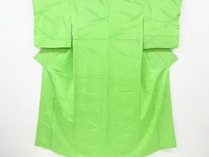 草葉模様織り出し一つ紋色無地着物